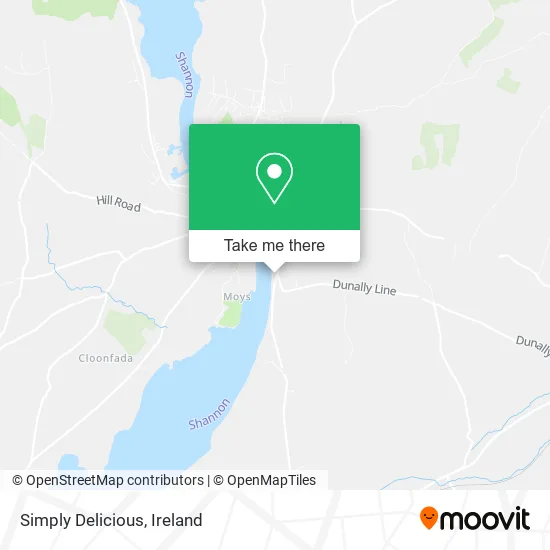 Simply Delicious map