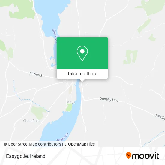 Easygo.ie map