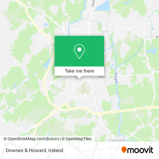 Downes & Howard map