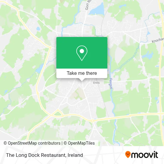 The Long Dock Restaurant map