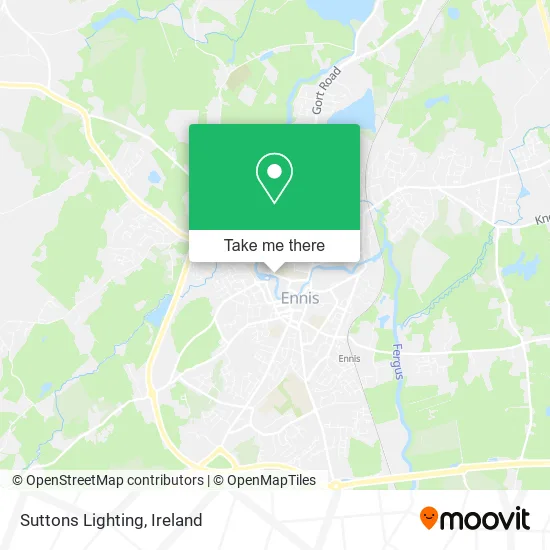 Suttons Lighting map