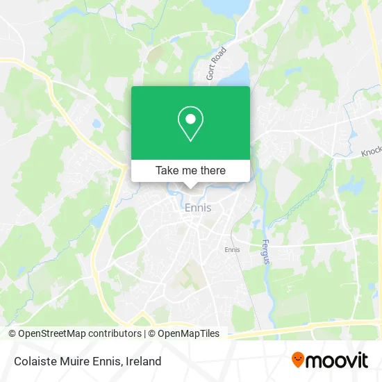 Colaiste Muire Ennis map