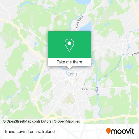 Ennis Lawn Tennis map