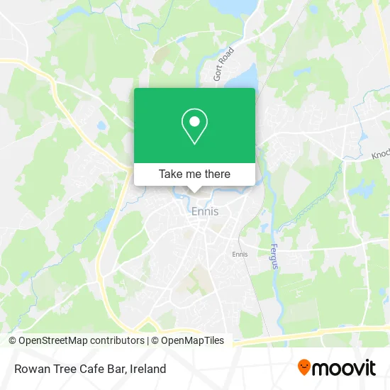 Rowan Tree Cafe Bar map