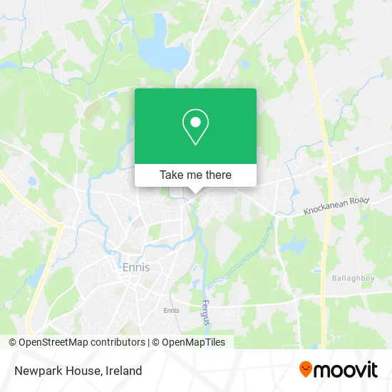 Newpark House map