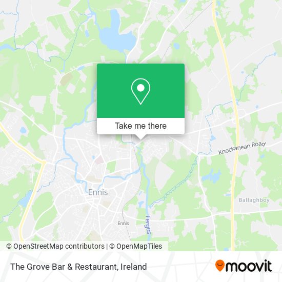 The Grove Bar & Restaurant map
