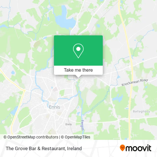 The Grove Bar & Restaurant map
