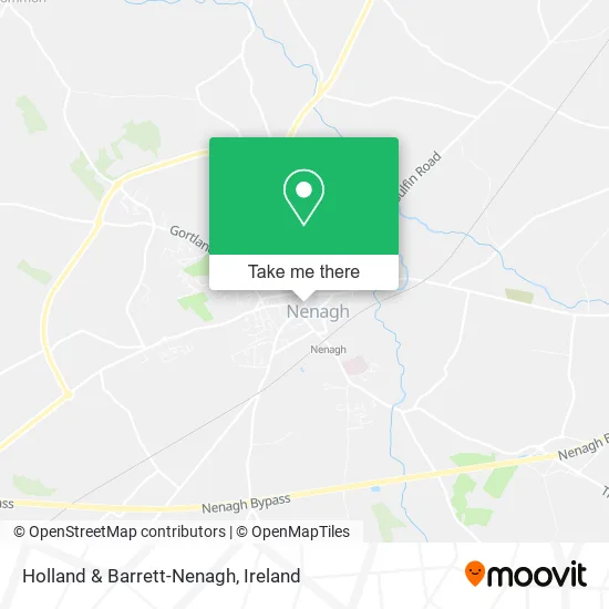 Holland & Barrett-Nenagh map
