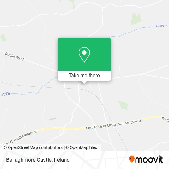 Ballaghmore Castle map