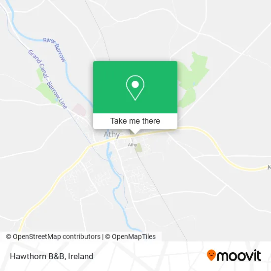 Hawthorn B&B map