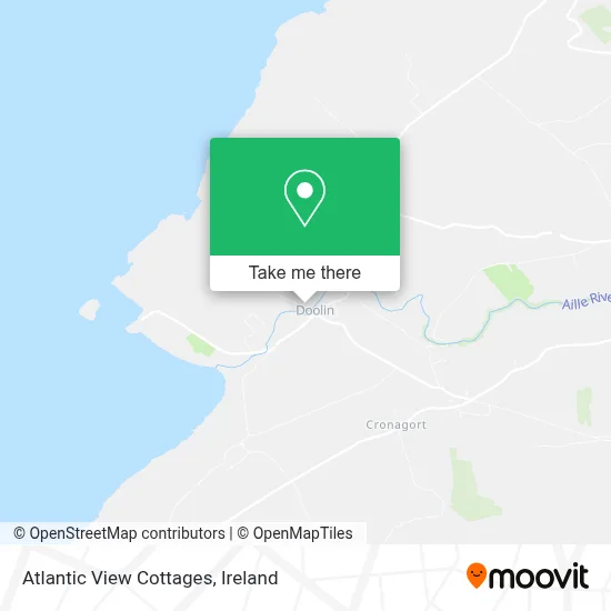 Atlantic View Cottages map