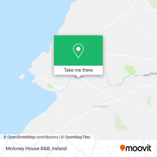 Moloney House B&B map