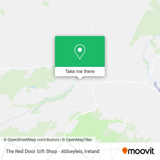 The Red Door Gift Shop - Abbeyleix map
