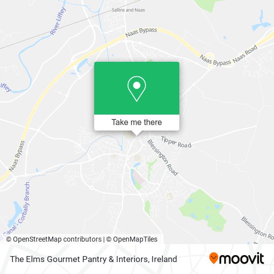 The Elms Gourmet Pantry & Interiors map