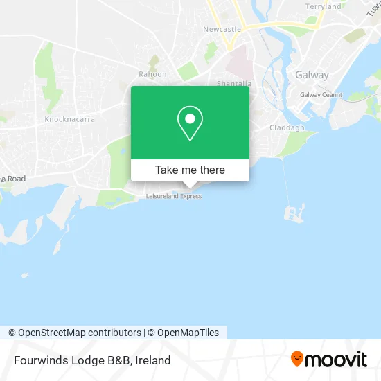 Fourwinds Lodge B&B map