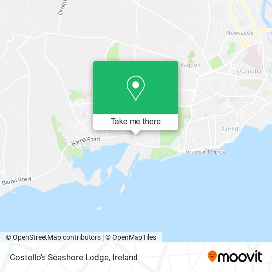 Costello's Seashore Lodge map