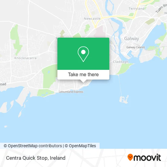 Centra Quick Stop map