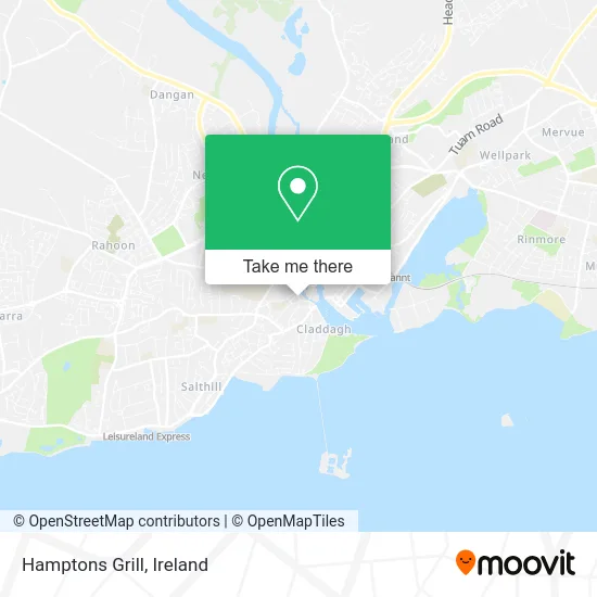 Hamptons Grill map