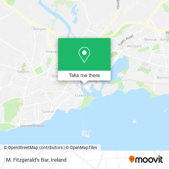 M. Fitzgerald's Bar map