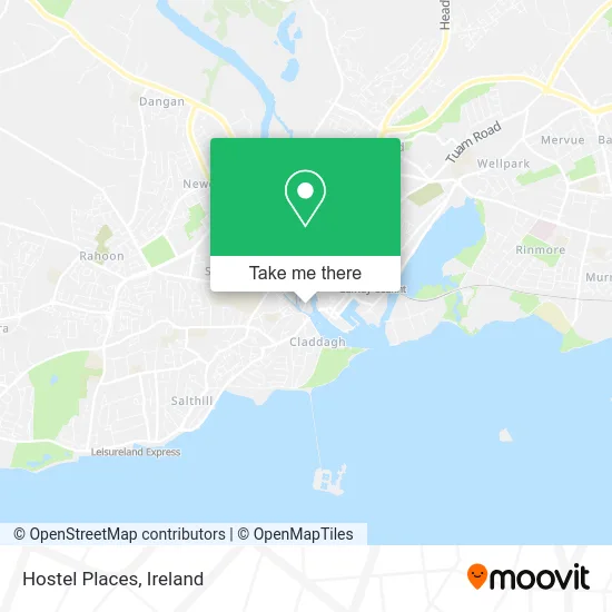 Hostel Places map