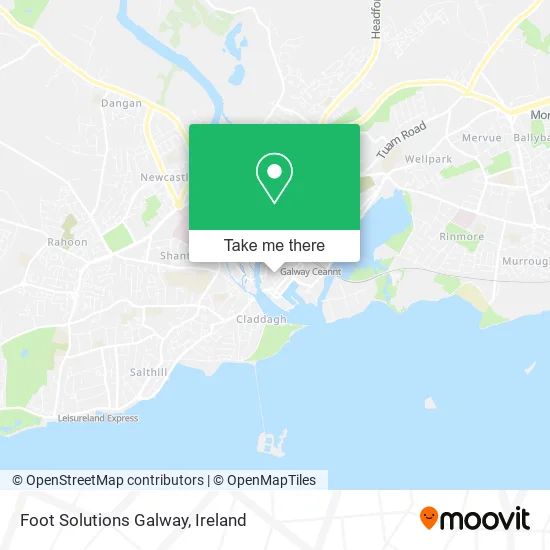 Foot Solutions Galway map