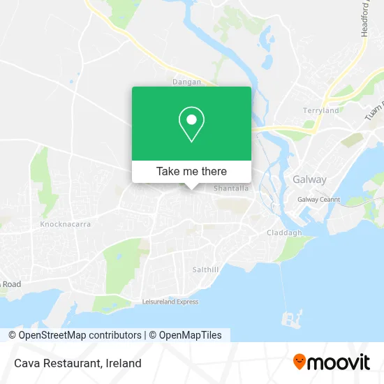 Cava Restaurant map