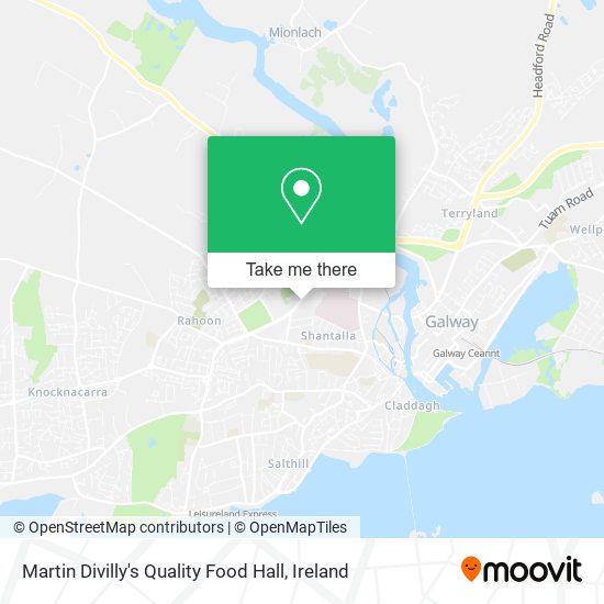 Martin Divilly's Quality Food Hall map