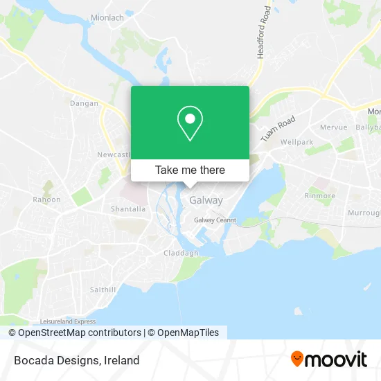 Bocada Designs map