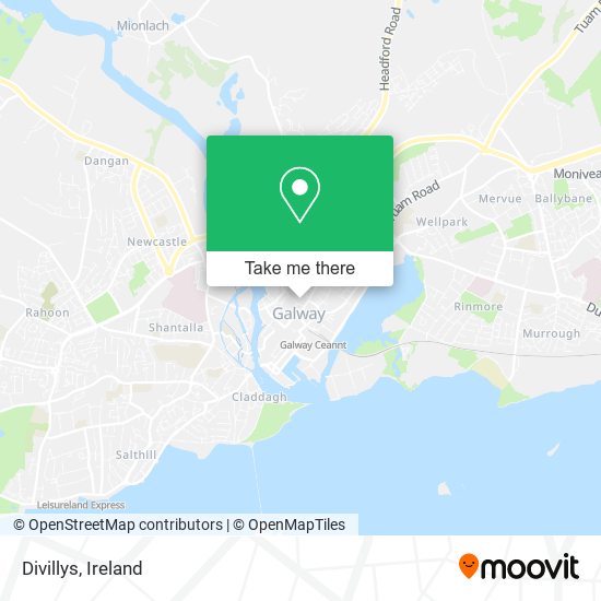 Divillys map