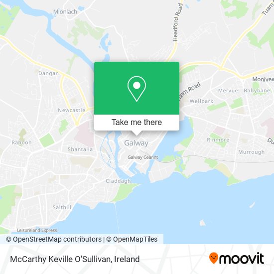 McCarthy Keville O'Sullivan map