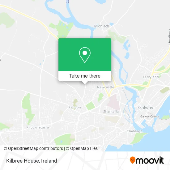 Kilbree House map