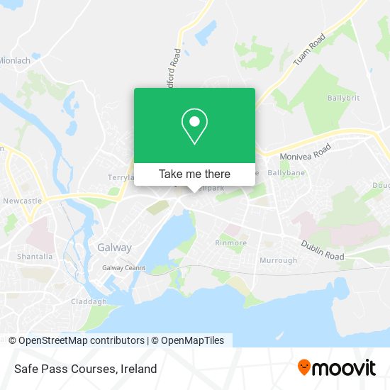 Safe Pass Courses map