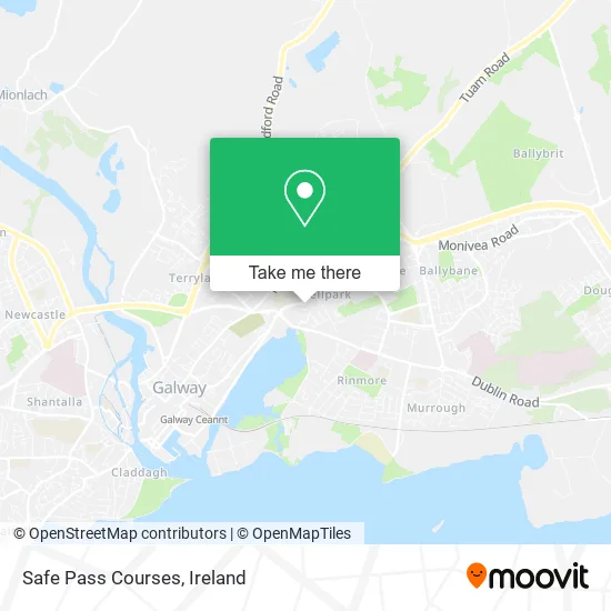 Safe Pass Courses map