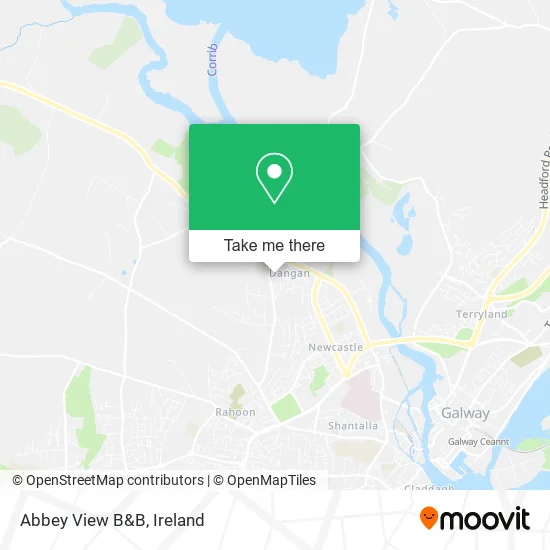 Abbey View B&B map