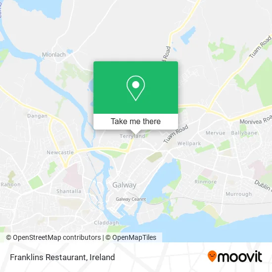 Franklins Restaurant map