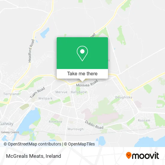 McGreals Meats map