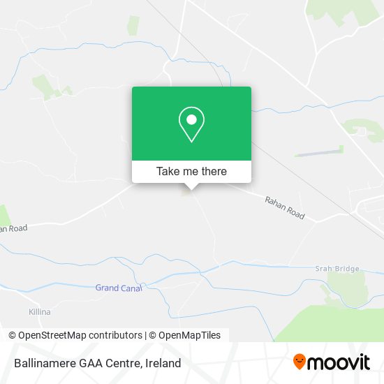 Ballinamere GAA Centre map