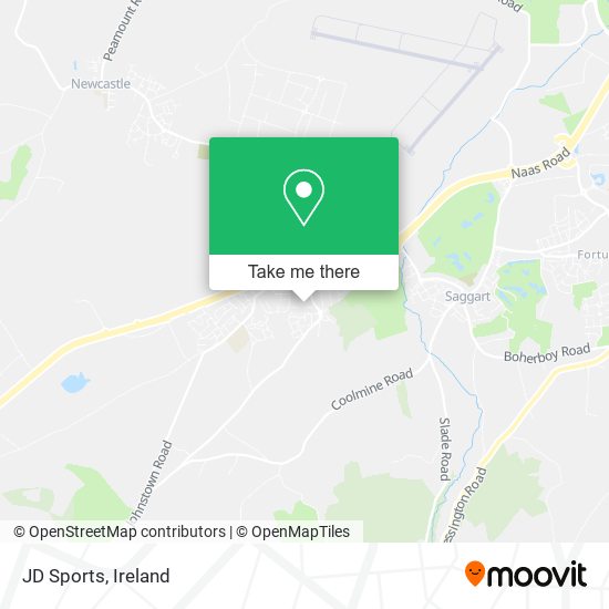 JD Sports map