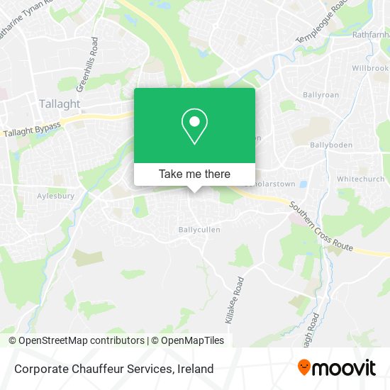 Corporate Chauffeur Services map