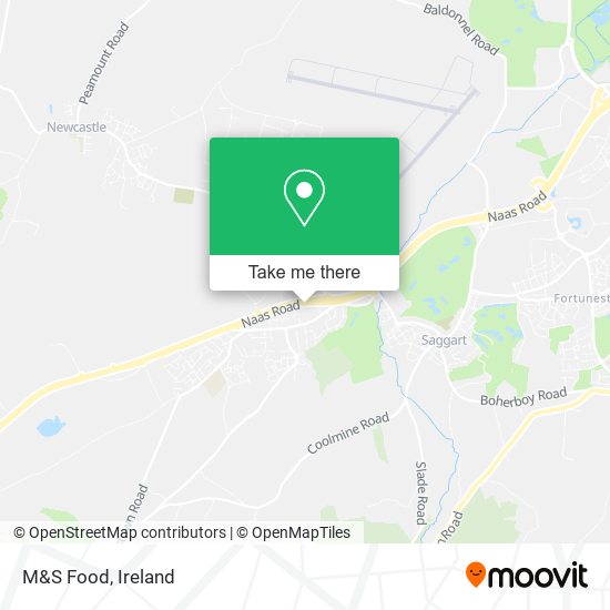 M&S Food map