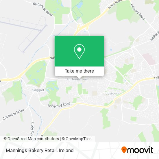 Mannings Bakery Retail map