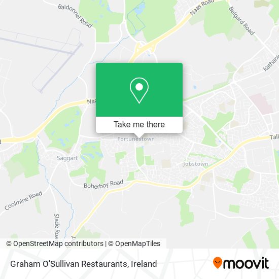 Graham O'Sullivan Restaurants map