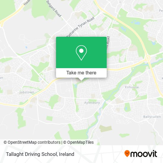 Tallaght Driving School map