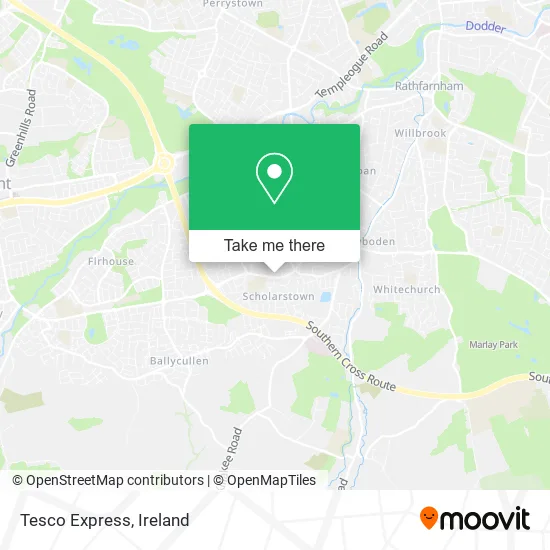 Tesco Express map