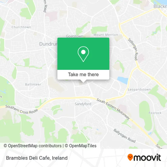 Brambles Deli Cafe map