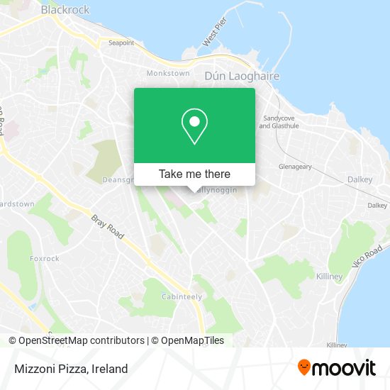 Mizzoni Pizza map