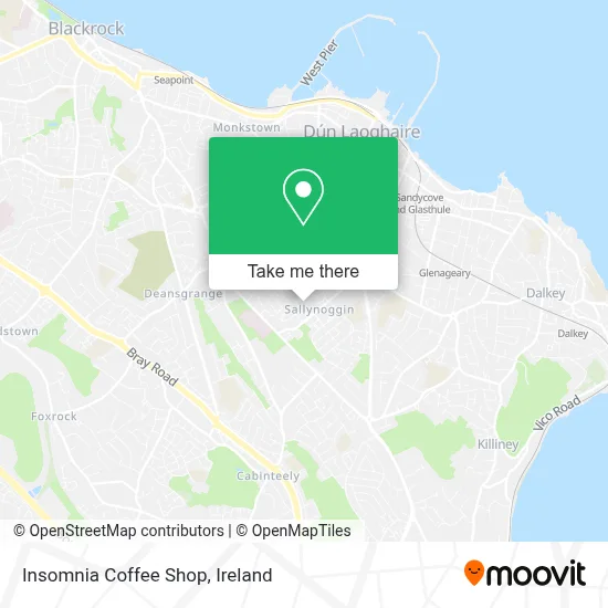 Insomnia Coffee Shop map