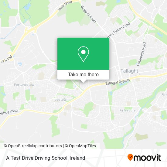 A Test Drive Driving School map