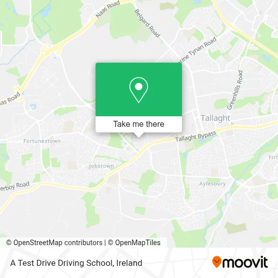 A Test Drive Driving School map