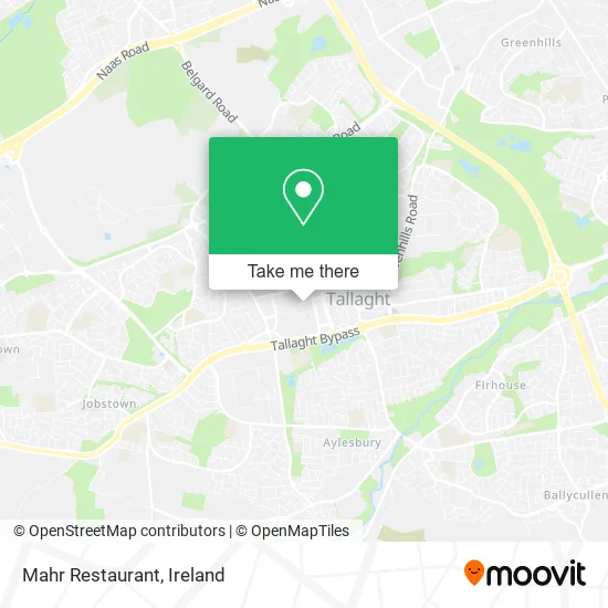 Mahr Restaurant map